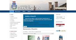 Desktop Screenshot of comune.pacentro.gov.it